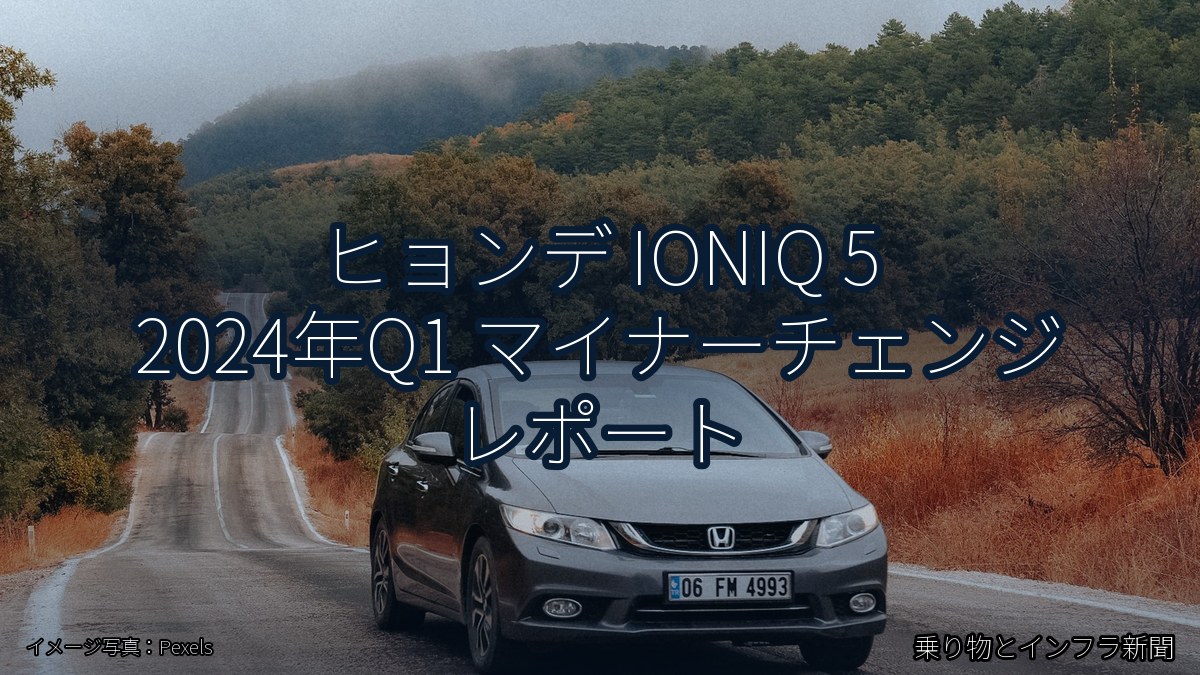 ヒョンデ IONIQ 5 2024年Q1 マイナーチェンジ レポート（乗り物とインフラ新聞）
