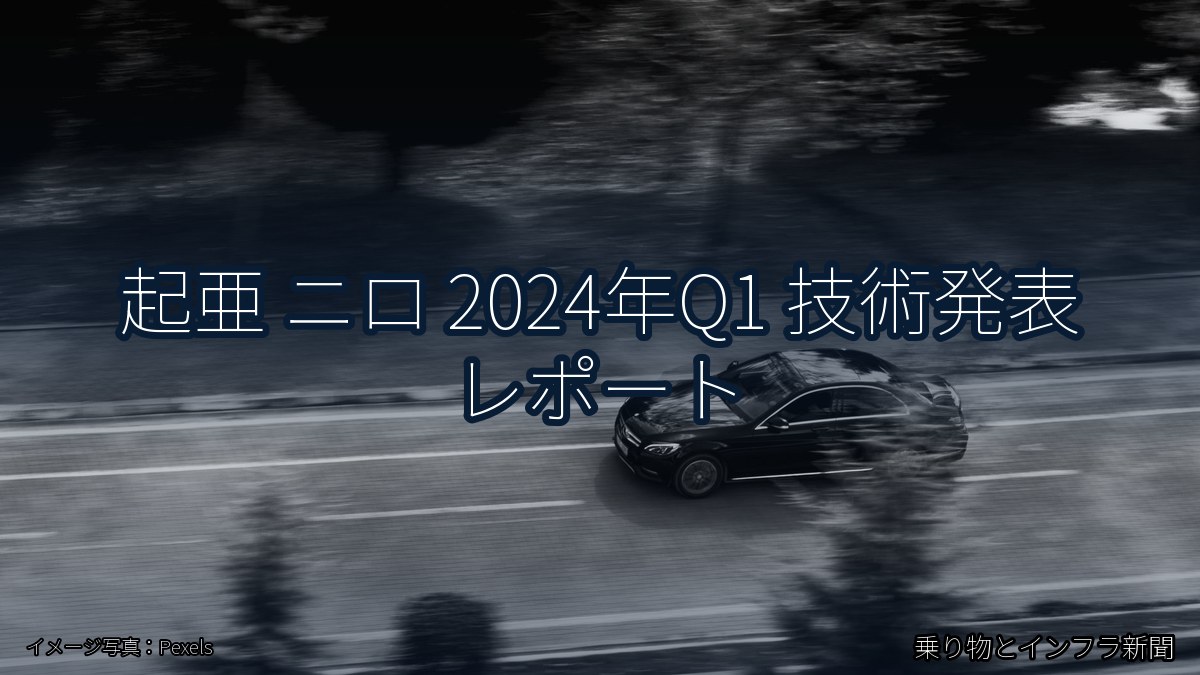 起亜 ニロ 2024年Q1 技術発表 レポート（乗り物とインフラ新聞）
