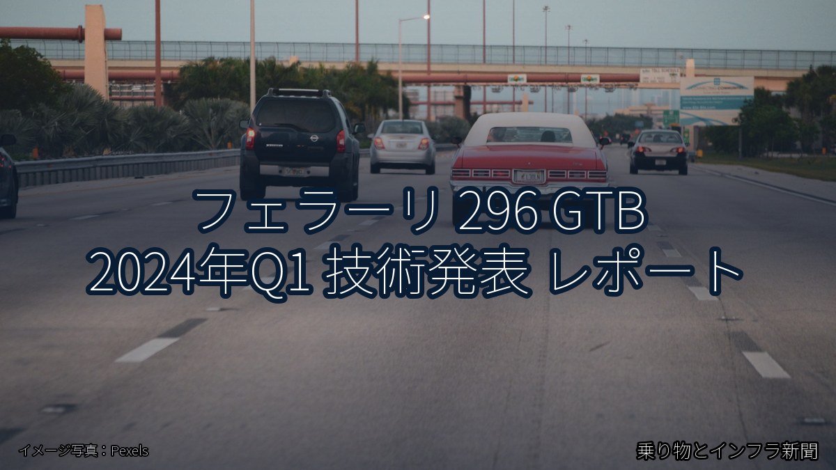 フェラーリ 296 GTB 2024年Q1 技術発表 レポート（乗り物とインフラ新聞）