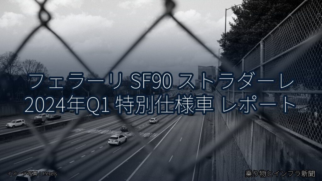フェラーリ SF90 ストラダーレ 2024年Q1 特別仕様車 レポート（乗り物とインフラ新聞）