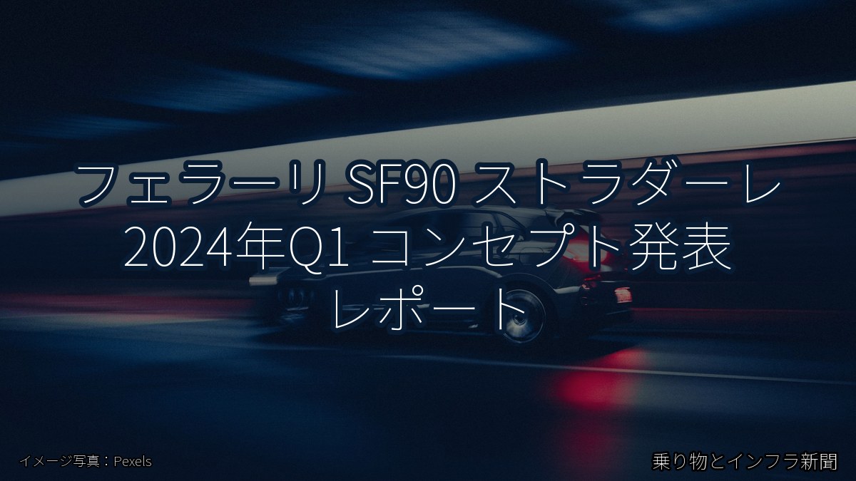 フェラーリ SF90 ストラダーレ 2024年Q1 コンセプト発表 レポート（乗り物とインフラ新聞）