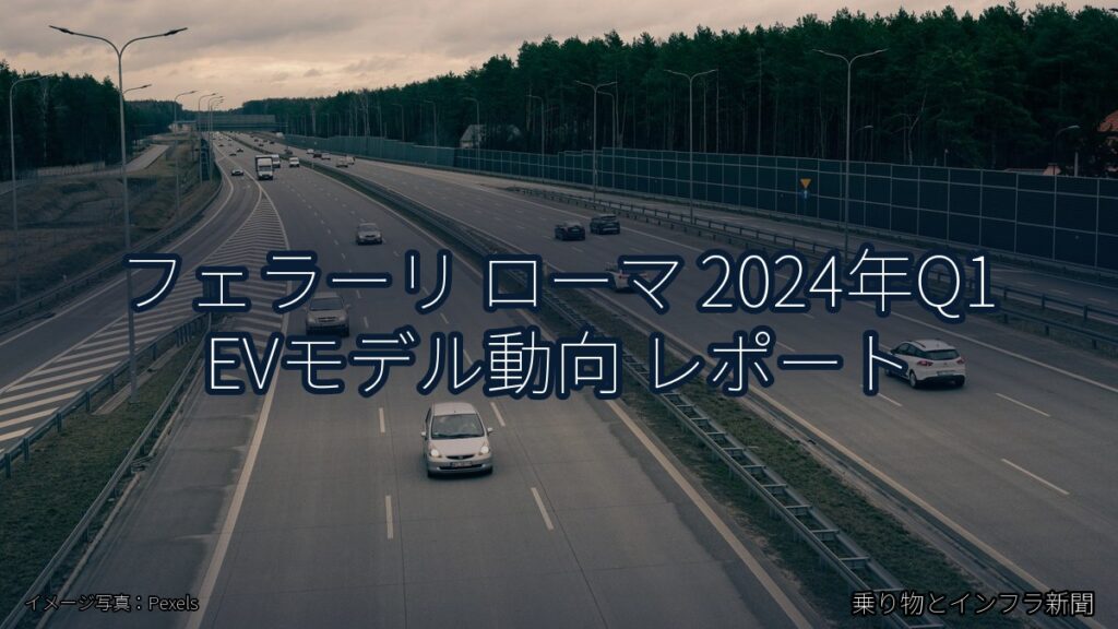フェラーリ ローマ 2024年Q1 EVモデル動向 レポート（乗り物とインフラ新聞）