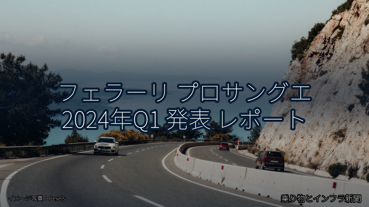 フェラーリ プロサングエ 2024年Q1 発表 レポート(乗り物とインフラ新聞)