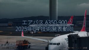 エアバス A350-900 2025年Q4 技術発表動向（乗り物とインフラ新聞）