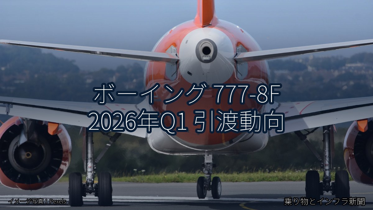 ボーイング 777-8F 2026年Q1 引渡動向（乗り物とインフラ新聞）