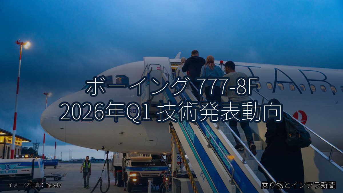 ボーイング 777-8F 2026年Q1 技術発表動向(乗り物とインフラ新聞)