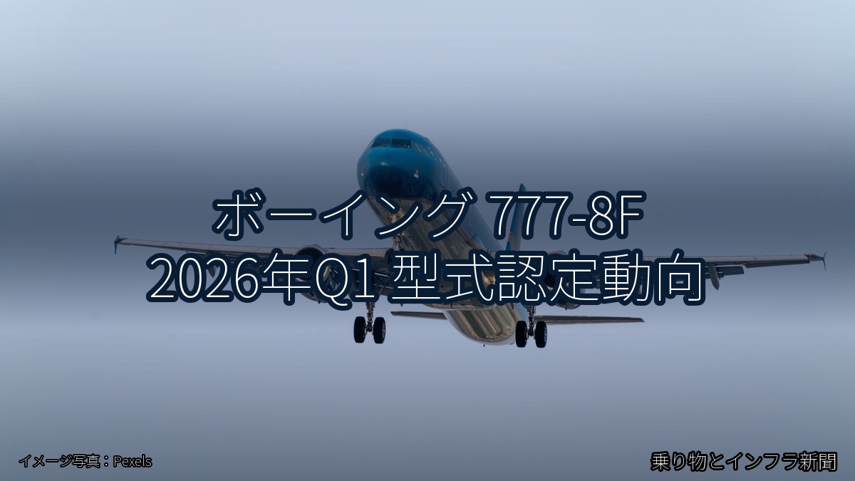 ボーイング 777-8F 2026年Q1 型式認定動向（乗り物とインフラ新聞）