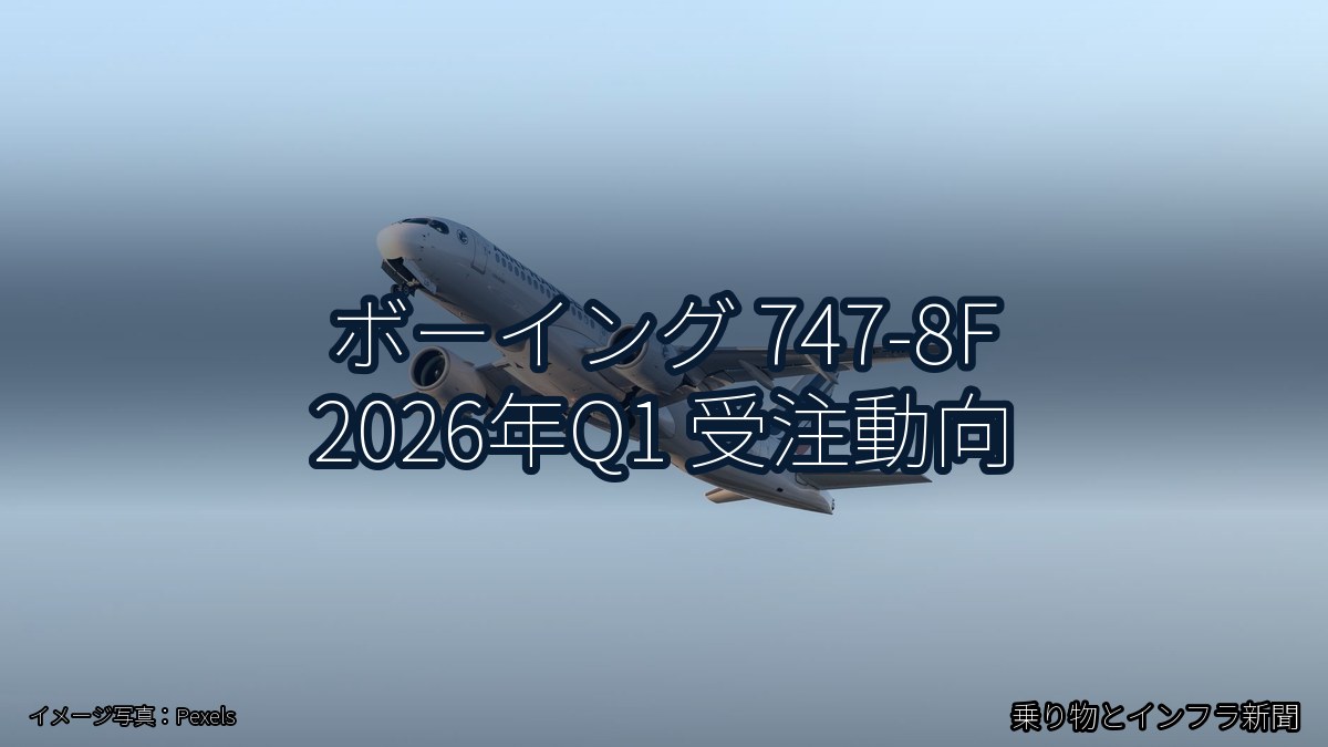 ボーイング 747-8F 2026年Q1 受注動向（乗り物とインフラ新聞）