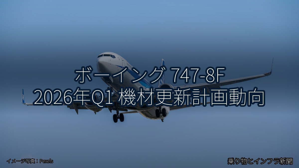 ボーイング 747-8F 2026年Q1 機材更新計画動向（乗り物とインフラ新聞）