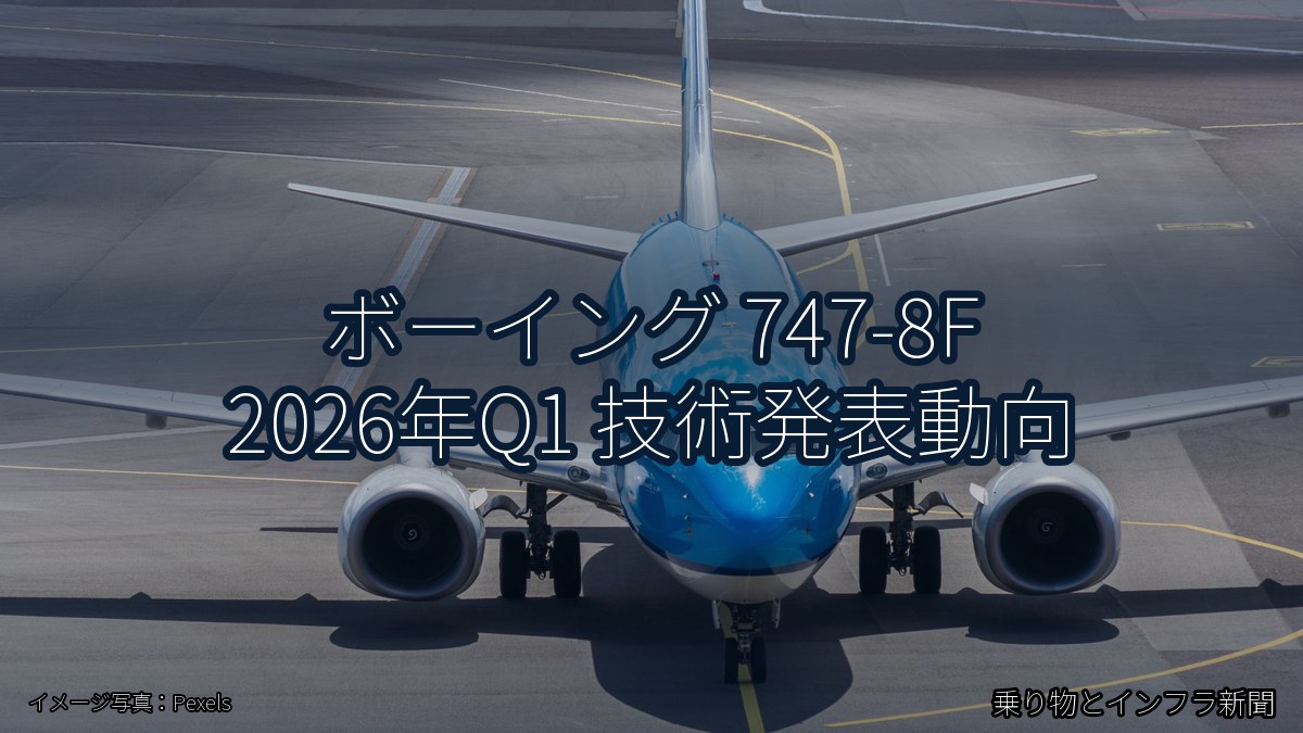 ボーイング 747-8F 2026年Q1 技術発表動向（乗り物とインフラ新聞）