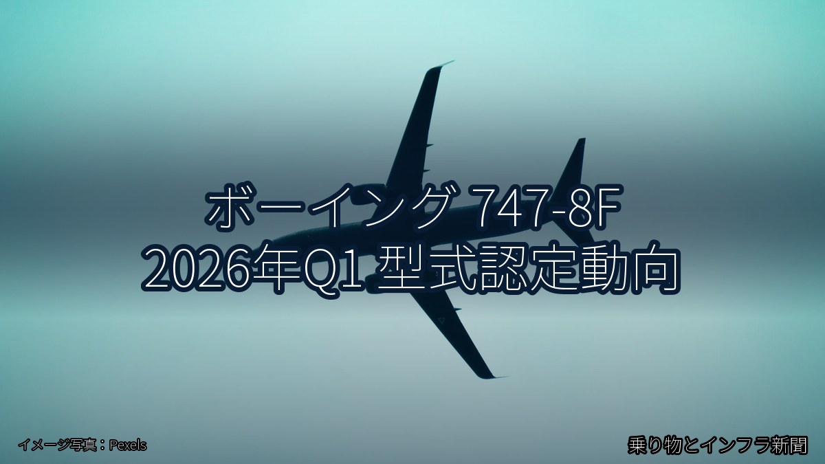 ボーイング 747-8F 2026年Q1 型式認定動向（乗り物とインフラ新聞）