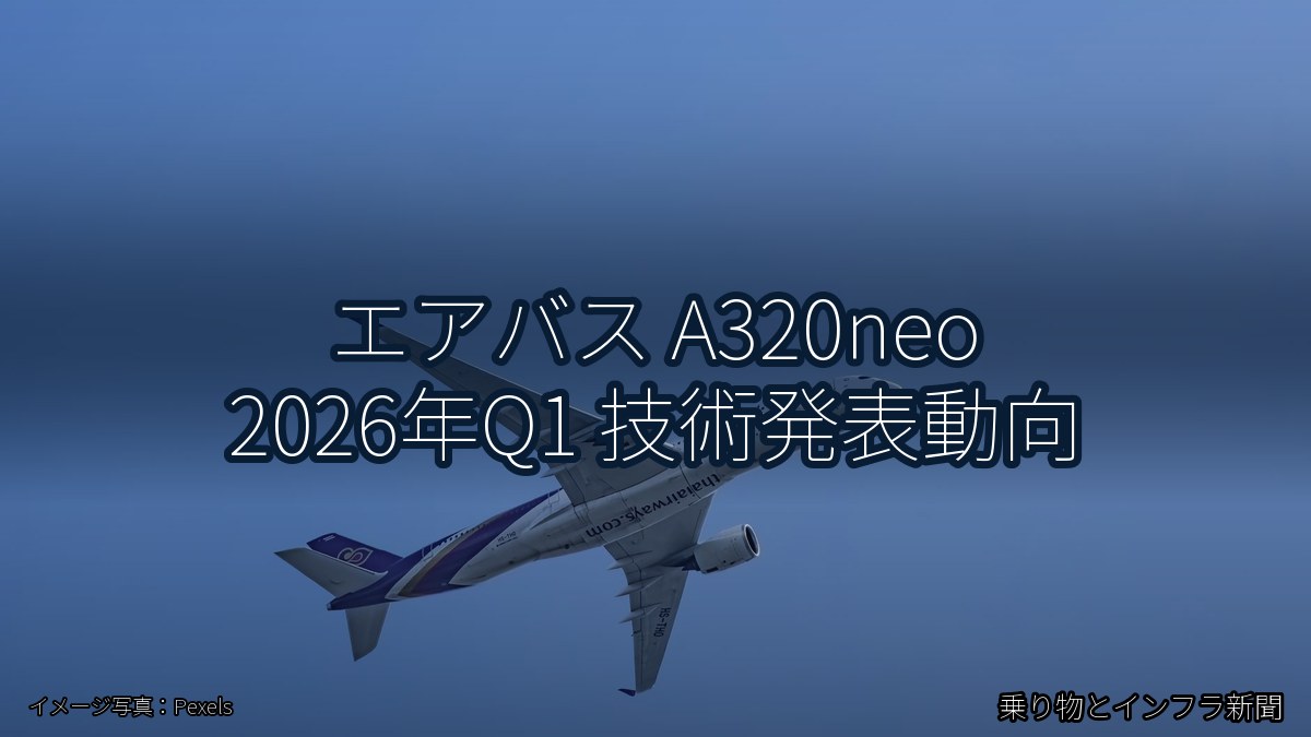 エアバス A320neo 2026年Q1 技術発表動向（乗り物とインフラ新聞）