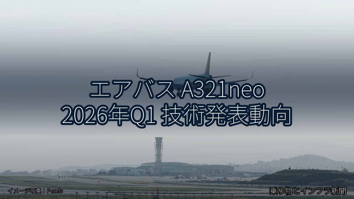 エアバス A321neo 2026年Q1 技術発表動向(乗り物とインフラ新聞)