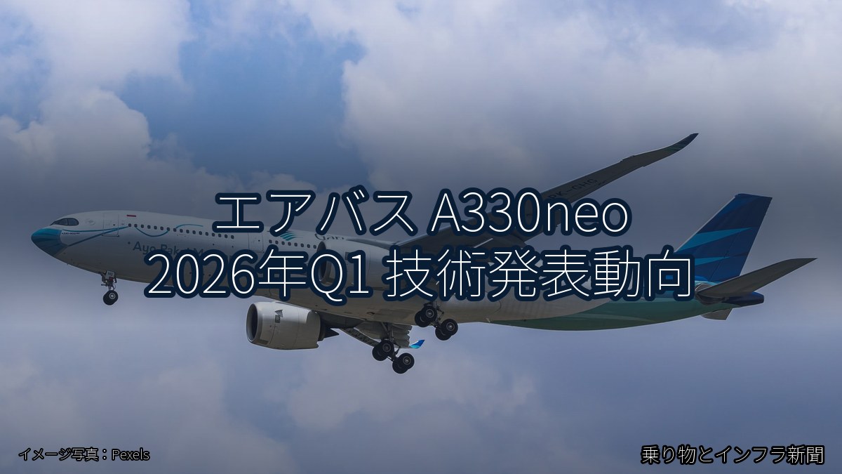 エアバス A330neo 2026年Q1 技術発表動向（乗り物とインフラ新聞）