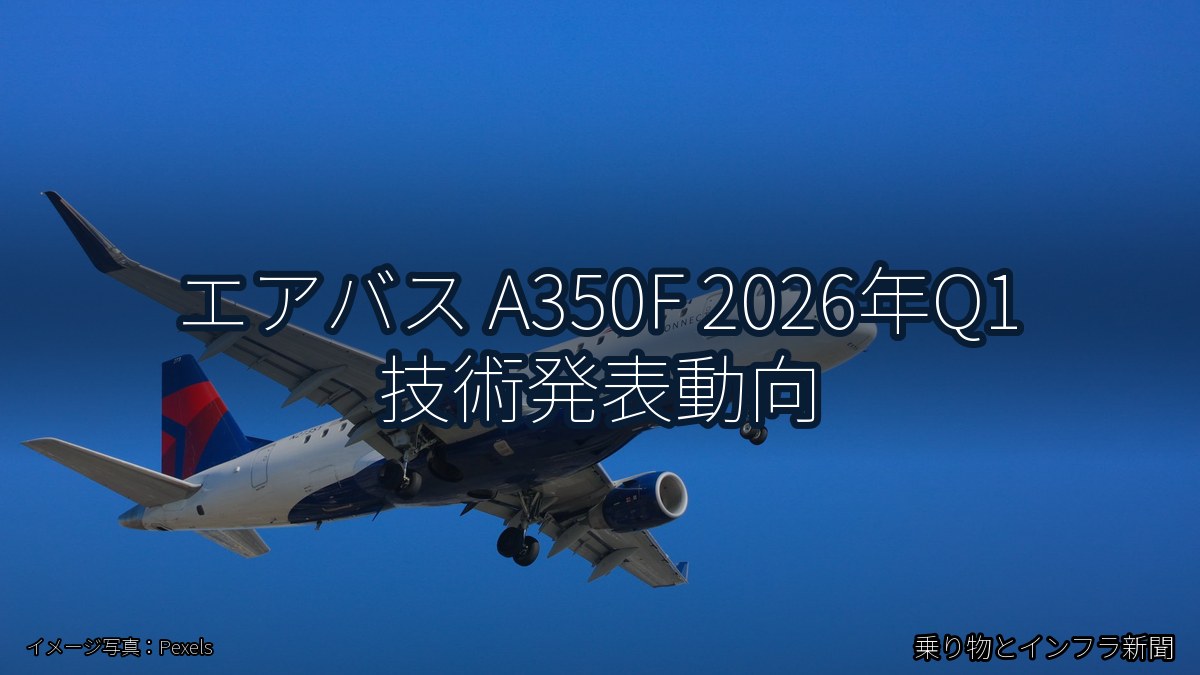 エアバス A350F 2026年Q1 技術発表動向（乗り物とインフラ新聞）