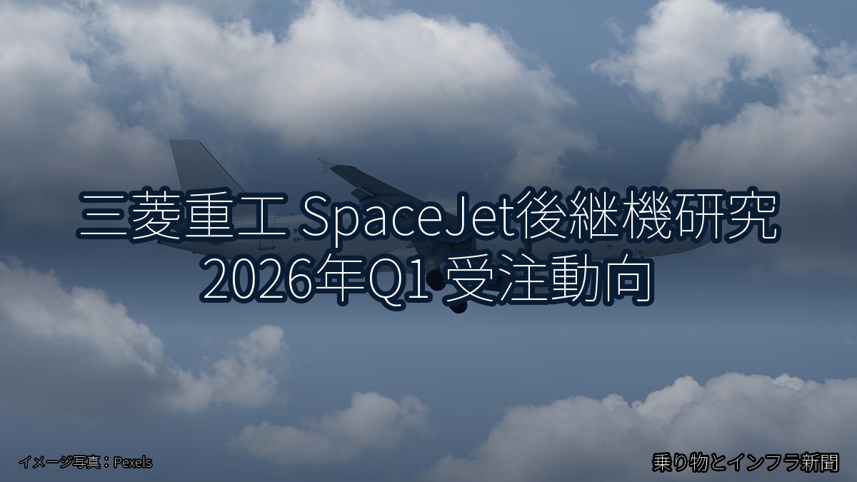 三菱重工 SpaceJet後継機研究 2026年Q1 受注動向（乗り物とインフラ新聞）