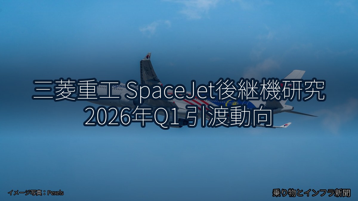 三菱重工 SpaceJet後継機研究 2026年Q1 引渡動向（乗り物とインフラ新聞）