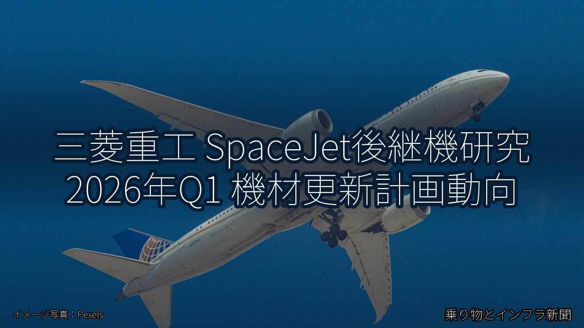 三菱重工 SpaceJet後継機研究 2026年Q1 機材更新計画動向（乗り物とインフラ新聞）