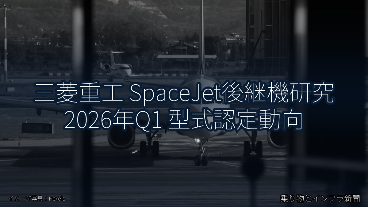 三菱重工 SpaceJet後継機研究 2026年Q1 型式認定動向（乗り物とインフラ新聞）