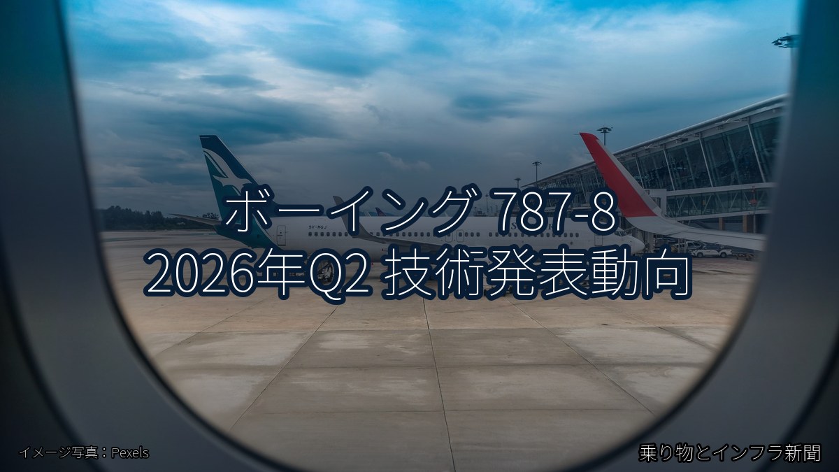 ボーイング 787-8 2026年Q2 技術発表動向（乗り物とインフラ新聞）