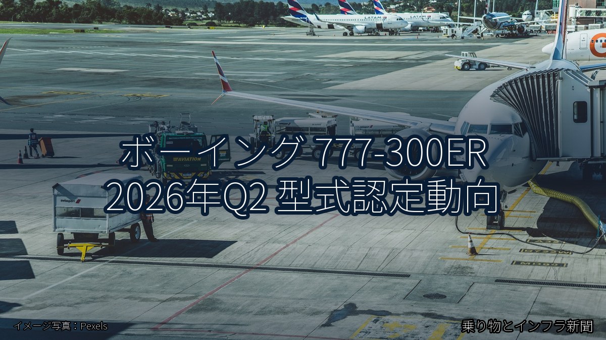 ボーイング 777-300ER 2026年Q2 型式認定動向（乗り物とインフラ新聞）