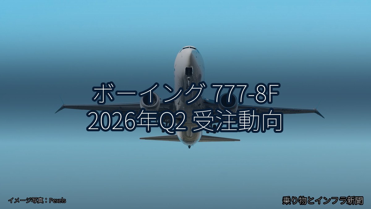 ボーイング 777-8F 2026年Q2 受注動向（乗り物とインフラ新聞）