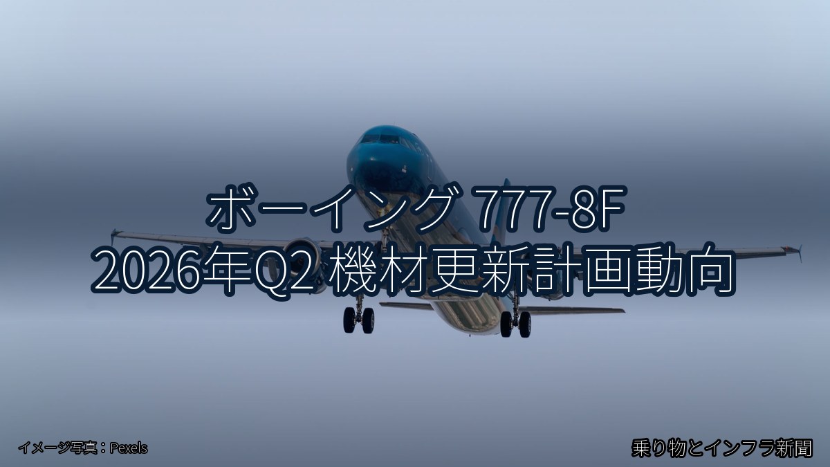 ボーイング 777-8F 2026年Q2 機材更新計画動向（乗り物とインフラ新聞）
