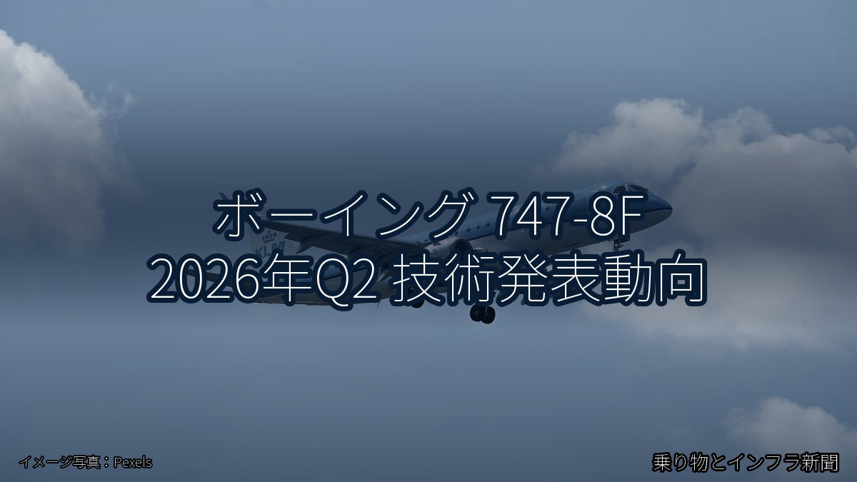 ボーイング 747-8F 2026年Q2 技術発表動向（乗り物とインフラ新聞）