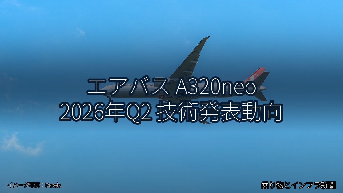 エアバス A320neo 2026年Q2 技術発表動向(乗り物とインフラ新聞)