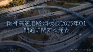 阪神高速道路 環状線 2025年Q1 開通に関する発表（乗り物とインフラ新聞）