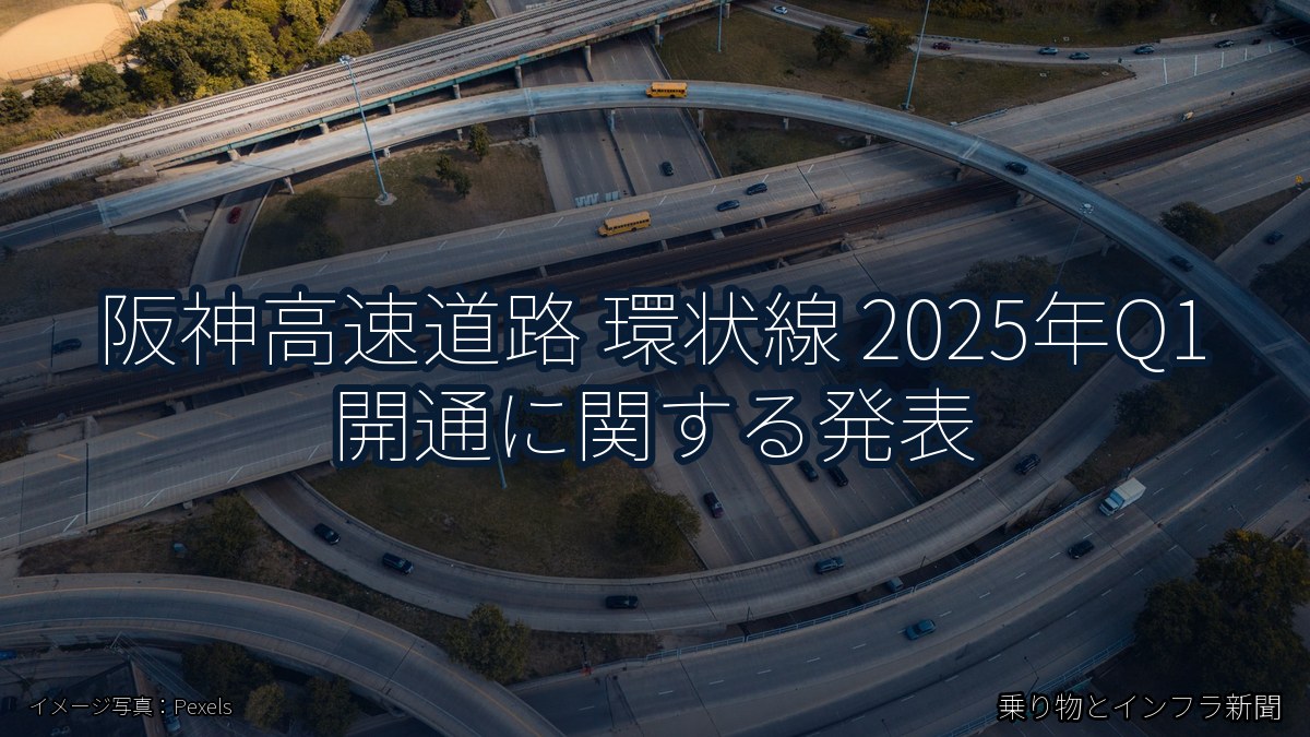 阪神高速道路 環状線 2025年Q1 開通に関する発表(乗り物とインフラ新聞)