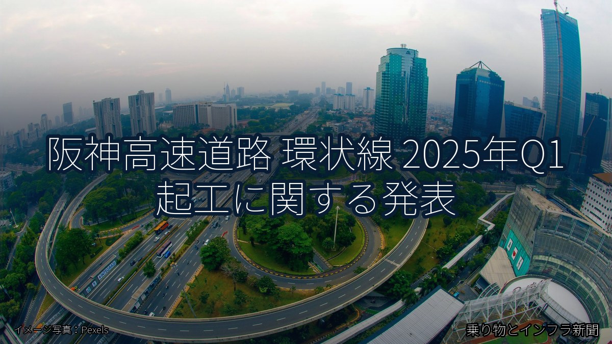 阪神高速道路 環状線 2025年Q1 起工に関する発表（乗り物とインフラ新聞）