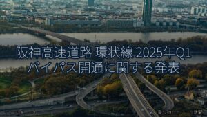 阪神高速道路 環状線 2025年Q1 バイパス開通に関する発表（乗り物とインフラ新聞）