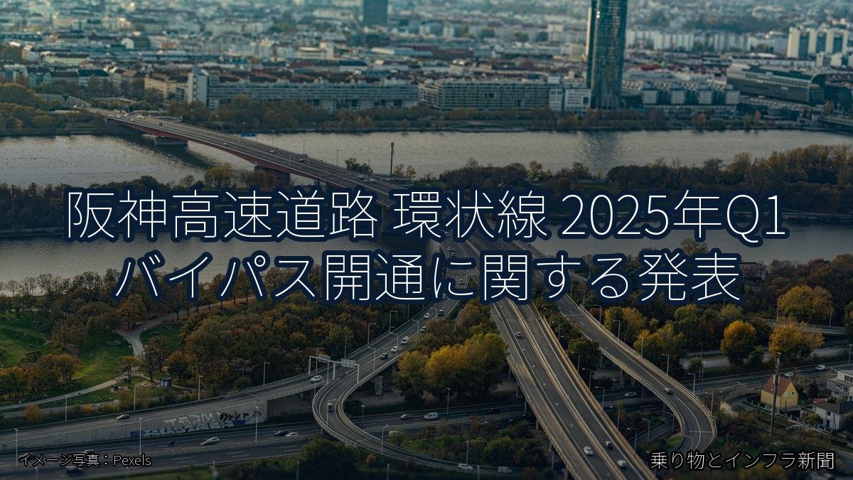 阪神高速道路 環状線 2025年Q1 バイパス開通に関する発表(乗り物とインフラ新聞)