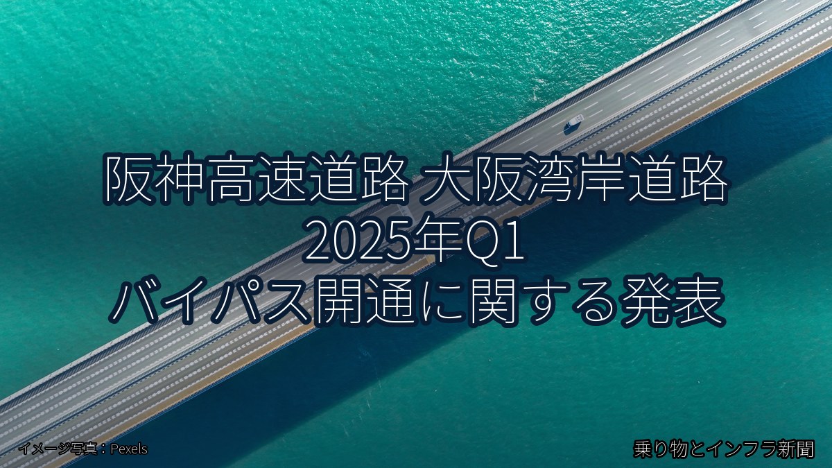 阪神高速道路 大阪湾岸道路 2025年Q1 バイパス開通に関する発表（乗り物とインフラ新聞）