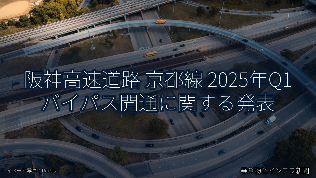 阪神高速道路 京都線 2025年Q1 バイパス開通に関する発表（乗り物とインフラ新聞）