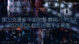 国土交通省 中部地整 静岡バイパス 2025年Q1 起工に関する発表（乗り物とインフラ新聞）