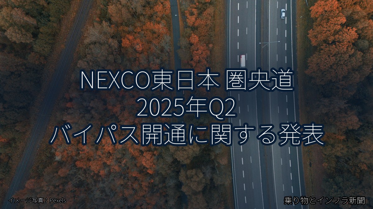 NEXCO東日本 圏央道 2025年Q2 バイパス開通に関する発表（乗り物とインフラ新聞）
