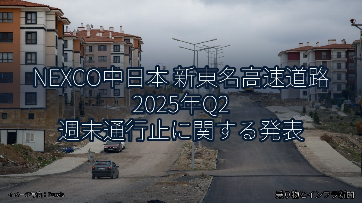 NEXCO中日本 新東名高速道路 2025年Q2 週末通行止に関する発表（乗り物とインフラ新聞）