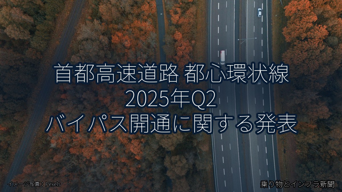 首都高速道路 都心環状線 2025年Q2 バイパス開通に関する発表（乗り物とインフラ新聞）