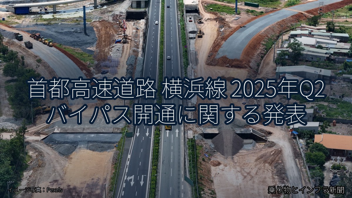 首都高速道路 横浜線 2025年Q2 バイパス開通に関する発表（乗り物とインフラ新聞）