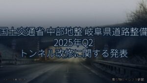 国土交通省 中部地整 岐阜県道路整備 2025年Q2 トンネル改修に関する発表（乗り物とインフラ新聞）