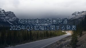 NEXCO東日本 圏央道 2025年Q3 拡幅に関する発表（乗り物とインフラ新聞）