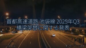 首都高速道路 池袋線 2025年Q3 橋梁架替に関する発表（乗り物とインフラ新聞）