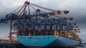 北九州港 2025年Q2 クルーズ船寄港 最新動向（乗り物とインフラ新聞）