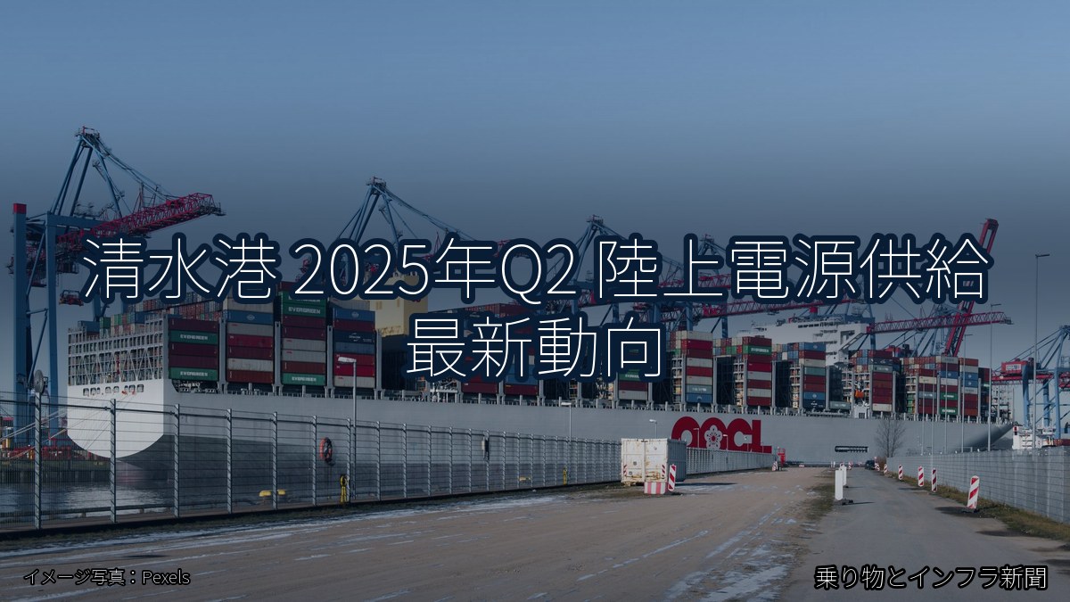 清水港 2025年Q2 陸上電源供給 最新動向（乗り物とインフラ新聞）