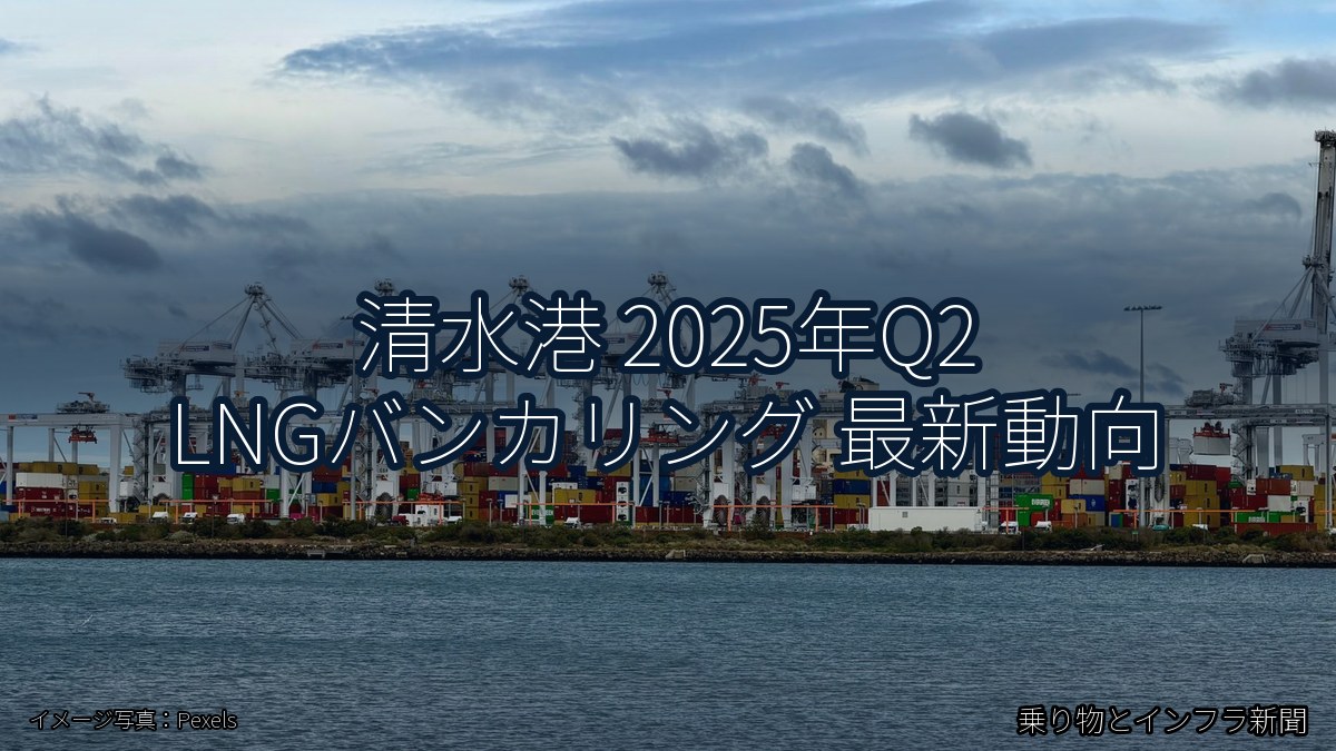 清水港 2025年Q2 LNGバンカリング 最新動向（乗り物とインフラ新聞）