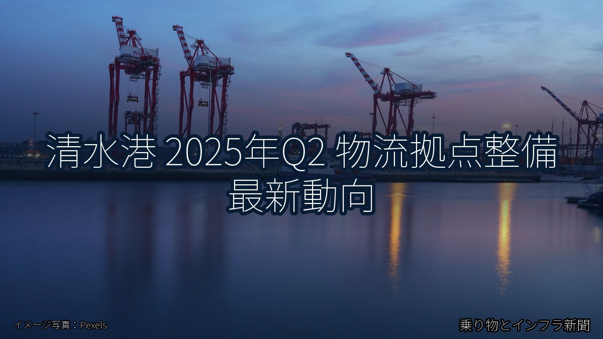 清水港 2025年Q2 物流拠点整備 最新動向(乗り物とインフラ新聞)