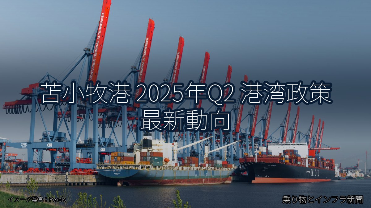 苫小牧港 2025年Q2 港湾政策 最新動向（乗り物とインフラ新聞）