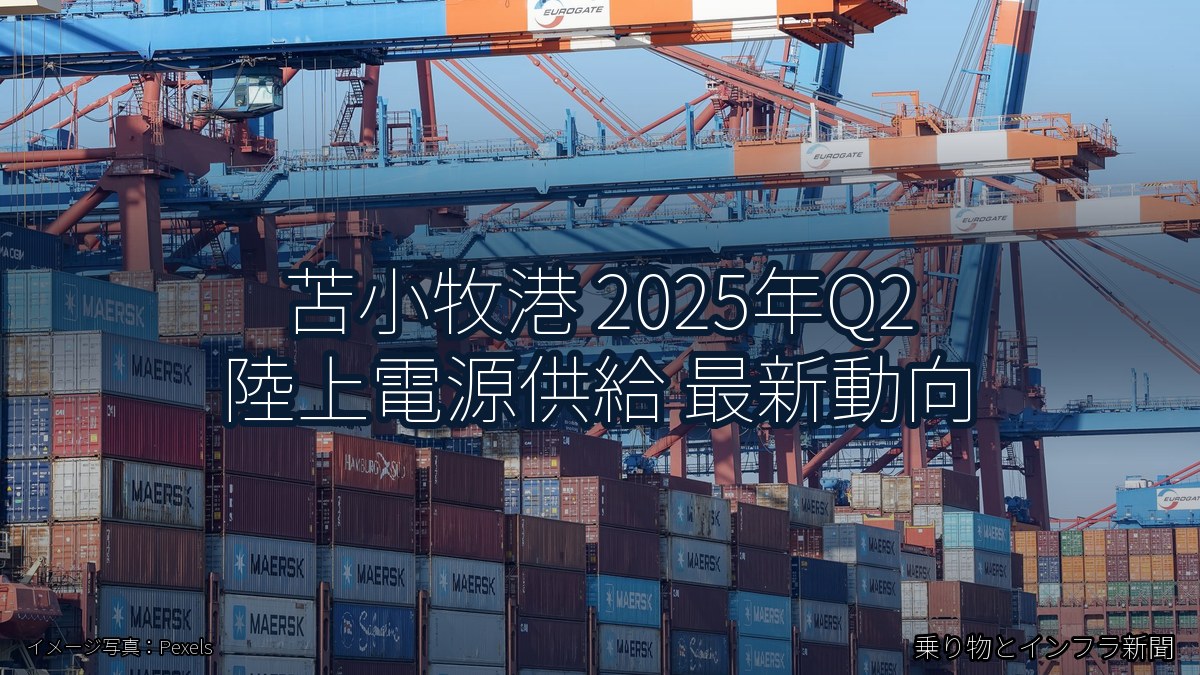 苫小牧港 2025年Q2 陸上電源供給 最新動向（乗り物とインフラ新聞）